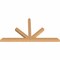 Ekena Millwork Saratoga Timber Gable Bracket, Western Red Cedar, 72"W x 39"H x 3 1/2"D x 3 1/2"F, 13/12 Pitch GBW072X39X0404SAR00SWR - alternate 2